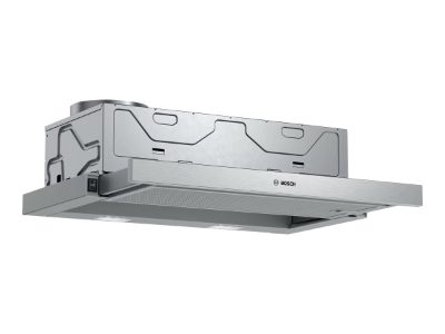 Hood, DFM064W54 Series 2, Telescopic, Energy efficiency class B, Width 60 cm, 388 m³/h, Mechanical, LED, Silver Metallic