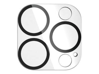 PicturePerfect, Lens protection, Apple, iPhone 15 Pro/15 Pro Max, Glass, Black