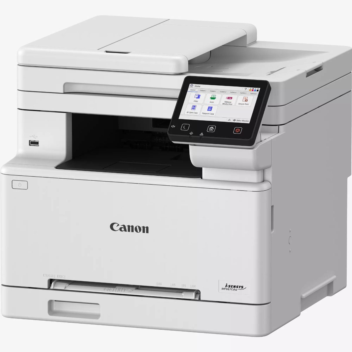 Printer, I-SENSYS MF667Cdw, Laser, Colour, A4, Wi-Fi, White/Black