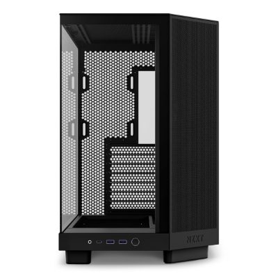 Case, NZXT, H6 Flow, MidiTower, Not included, ATX, MicroATX, MiniITX, Colour Black, CC-H61FB-01