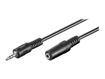 Headphone and audio AUX extension cable; 3-pin 3.5 mm, 50090, 5 m