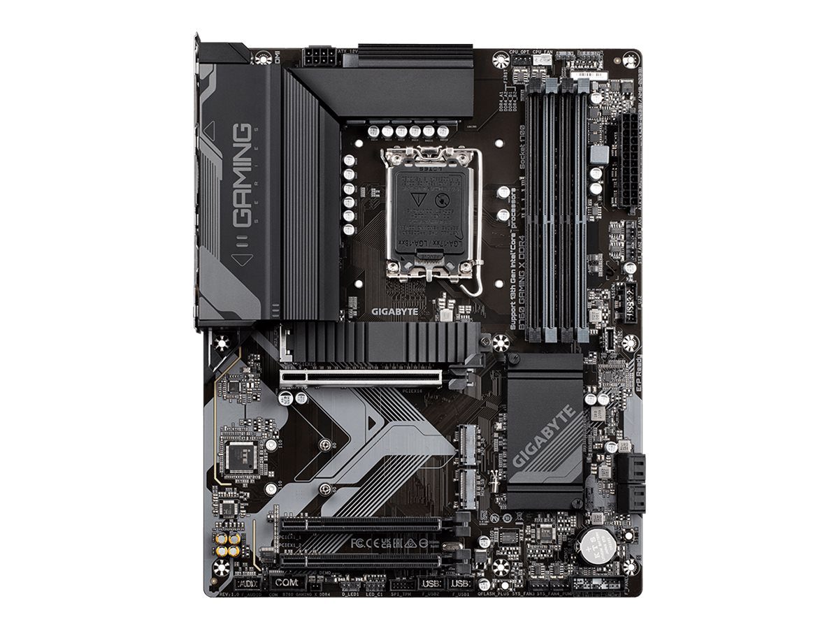 B760 GAMING X DDR4 1.0 M/B, Processor family Intel, Processor socket  LGA1700, DDR4 DIMM, Memory slots 4, Supported hard disk drive interfaces 	SATA, M.2, Number of SATA connectors 4, Chipset Intel B760 Express, ATX