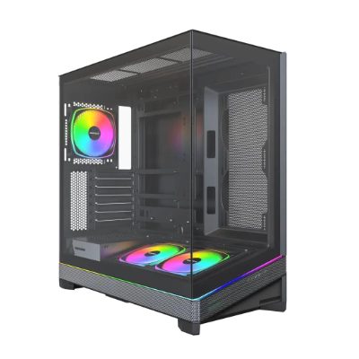 Case, MONTECH, ATX/micro ATX/Mini-ITX/BTF, Black, MONTECH SKY 3 (B), SKY3(B)