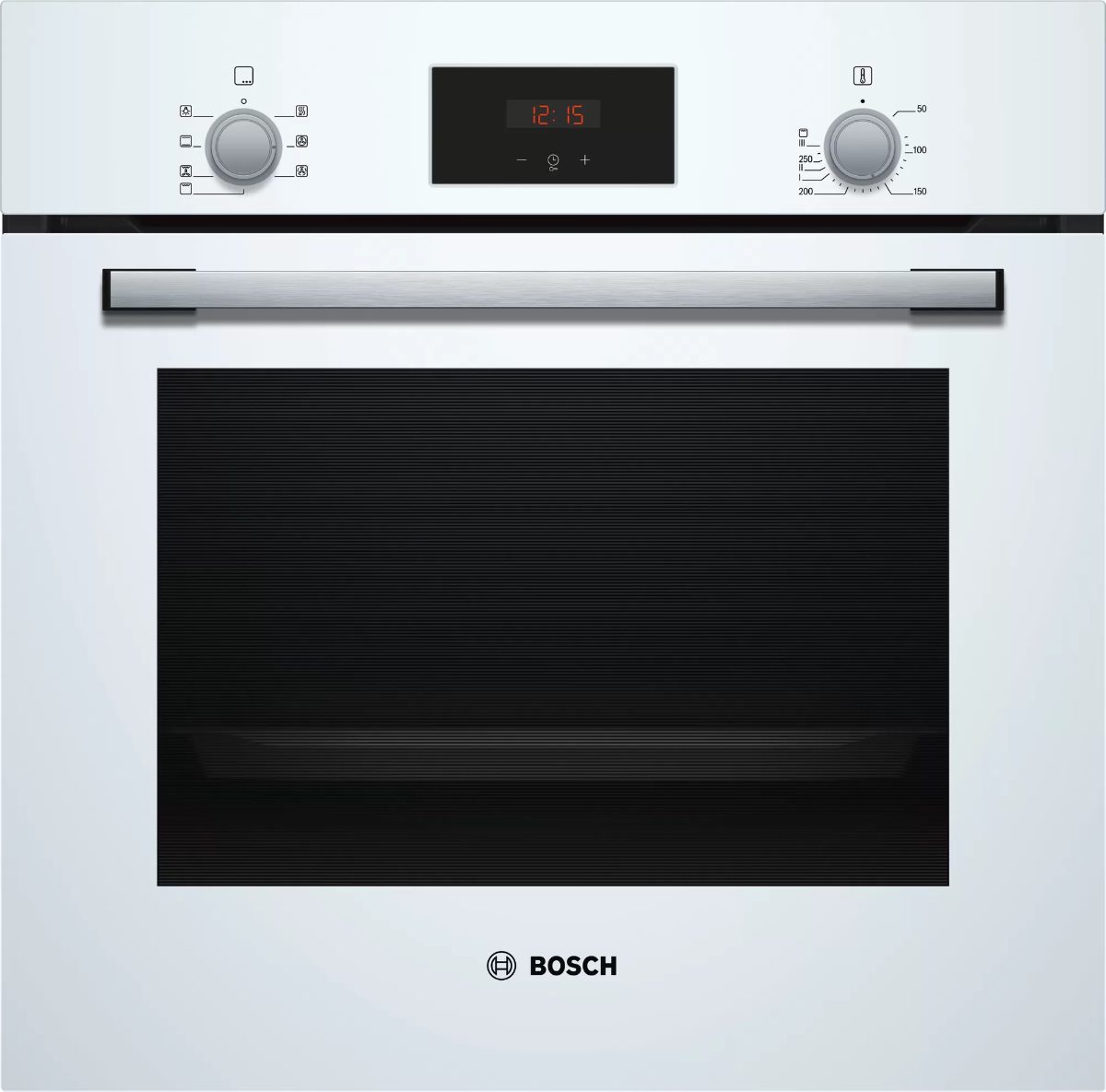 Oven, HBF113BV1S, 66 L, Multifunctional, Manual, Mechanical control, Convection, Height 60 cm, Width 60 cm, White