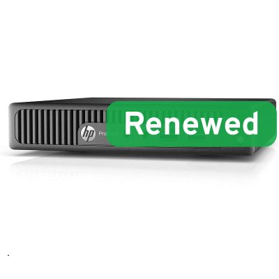 HP Renewed Grade B, ProDesk 400 G2 DM, Intel Core i3, i3‑6100T, 8 GB, SSD, 128 GB, Intel HD Graphics 530, Windows 11 Home
