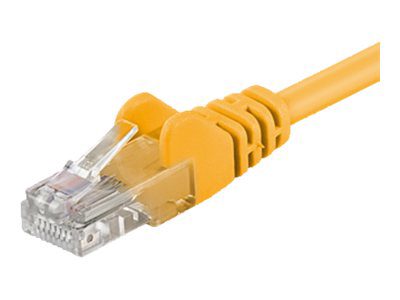 CAT 5e patch cable, U/UTP, 95556, Yellow RJ45 male (8P8C), RJ45 male (8P8C)