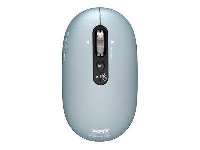 PORT CONNECT Mouse, PURE MAC, Wireless, Bluetooth, Pastel Blue