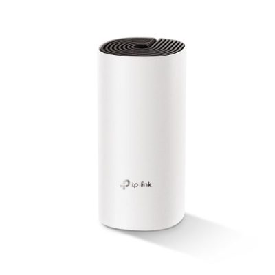 Whole Home Mesh Wi-Fi System, Deco E4 (1-pack), 802.11ac, 867+300 Mbit/s, 10/100 Mbit/s, Ethernet LAN (RJ-45) ports 2, Mesh Support Yes, MU-MiMO Yes, No mobile broadband, Antenna type 2xInternal