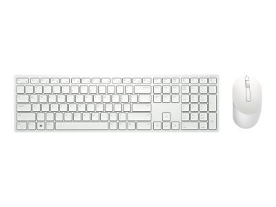 Keyboard and Mouse, KM5221W Pro, Keyboard and Mouse Set, Wireless, Mouse included, Russian, White