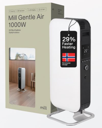 Heater, AB-H1000DN, Oil Filled Radiator, 1000 W, Number of power levels 3, Suitable for rooms up to 12-16 m³, White