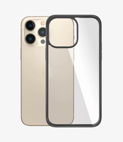 ClearCase with Black Frame, Case, Apple, iPhone 14 Pro Max, Black, Military grade standard; Scratch resistant; Shock resistant; Antibacterial; 100% recycled frame material