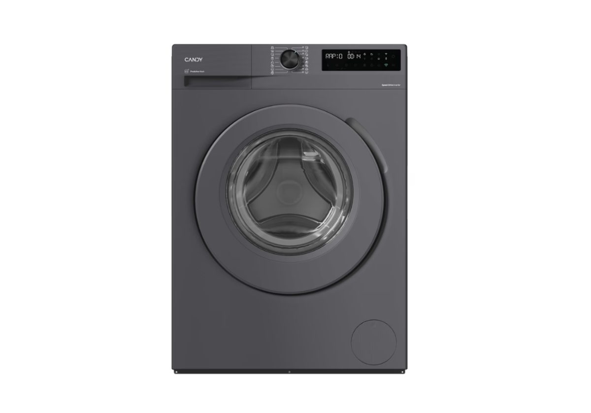 Washing machine, BR 26SSR6G-S, Energy efficiency class A, Front loading, Washing capacity 6 kg, 1200 RPM, Depth 42 cm, Width 59.5 cm, Display, Digital, Steam function, Wi-Fi, Grey