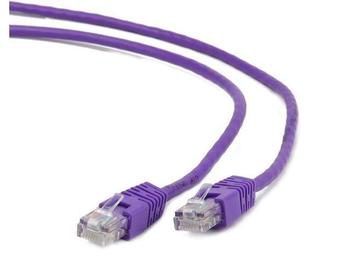 RJ45/RJ45 Cat5e 0.25m, Purple RJ-45, RJ-45