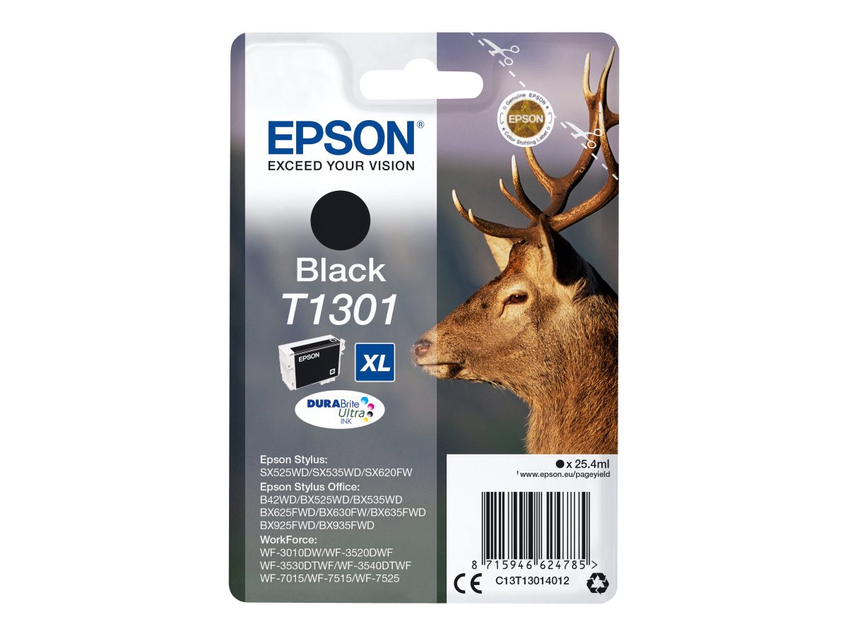 Epson T1301 Original, Ink Cartridge, Black