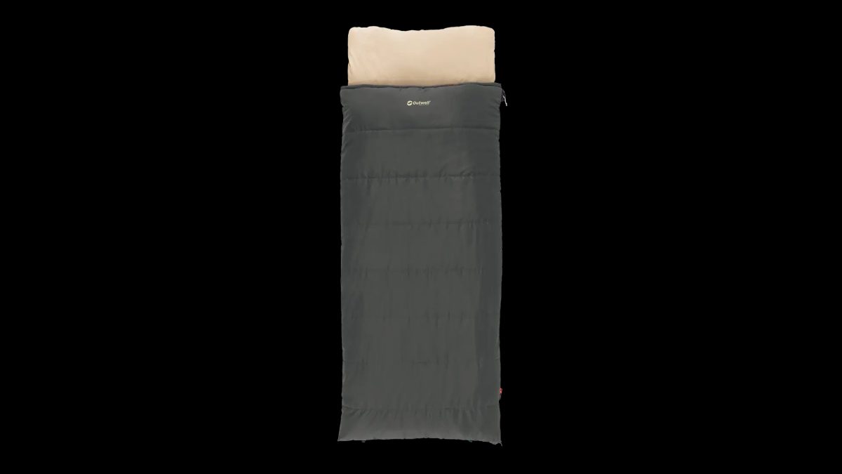 Outwell Contour Prime, Sleeping Bag, 220 x 85 cm, Temperature -13 to 16 °C, 2-way L-shape open-end with auto lock