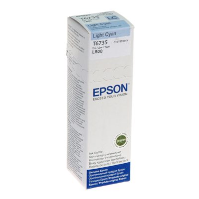 Epson T6735 Ink bottle 70ml, Ink Cartridge, Light Cyan