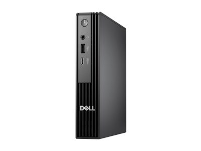 Dell Pro, QCM1255, Desktop, Micro, AMD Ryzen 5, 8500GE, Internal memory 16 GB, DDR5, 512 GB, Keyboard language No keyboard, Windows 11 Pro, Warranty 36 month(s)
