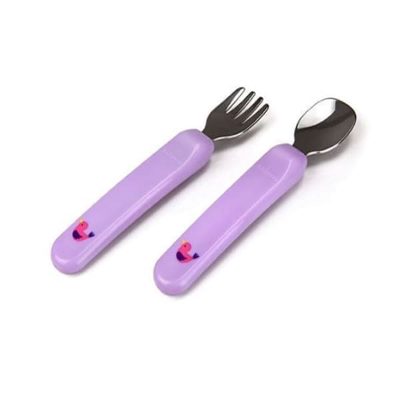 Kidsme karotīte un dakšiņa, Lavander, no 6 mēn.