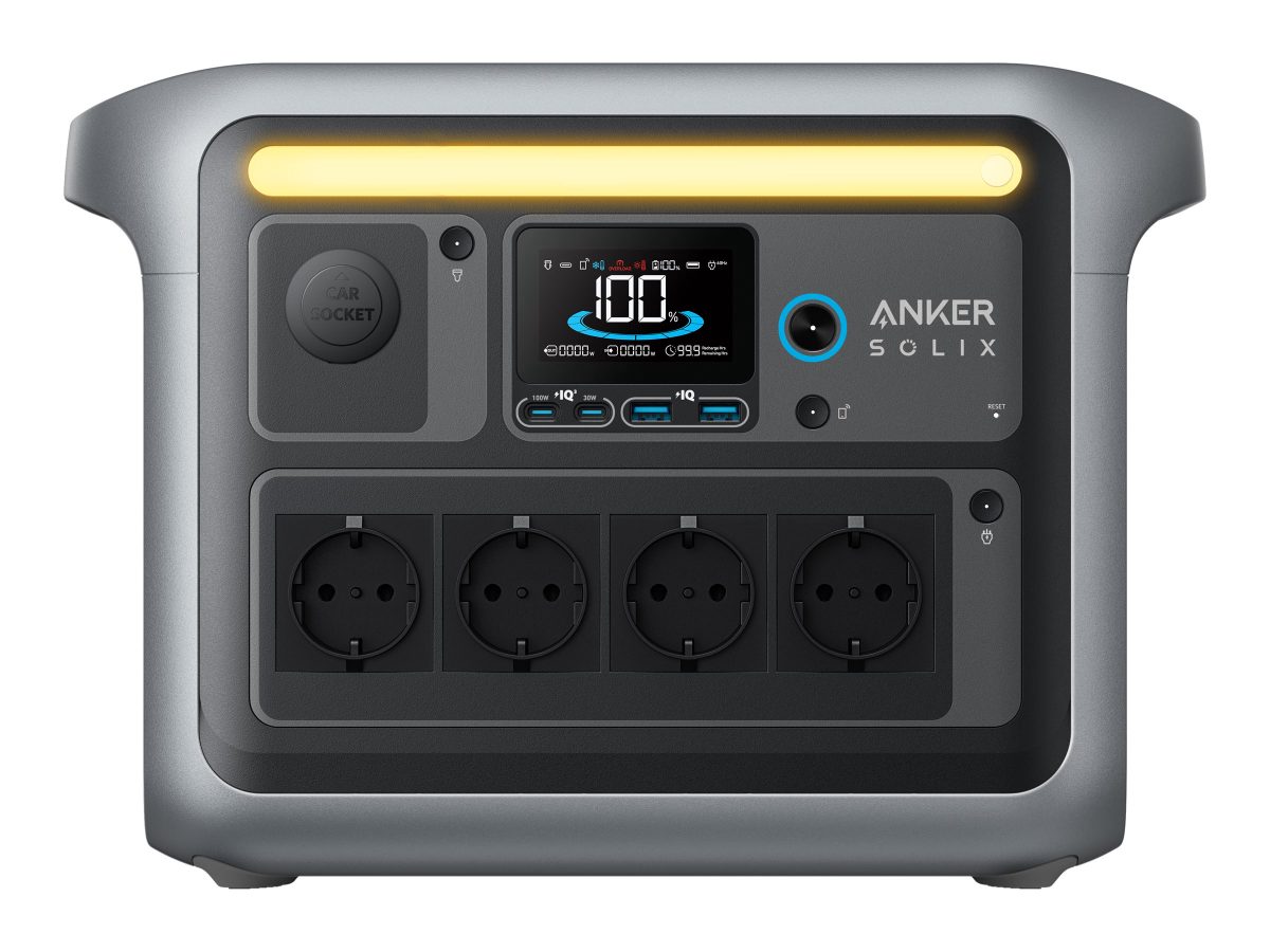 Anker Solix Portable Power Station 1056 Wh, 1800W, SOLIX C1000X