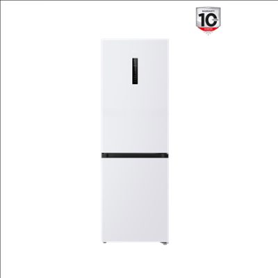 TCL Refrigerator, RP340BWD1, Energy efficiency class D, Free standing, Combi, Height 185 cm, No Frost system, Fridge net capacity 223 L, Freezer net capacity 117 L, Display, 35 dB, White