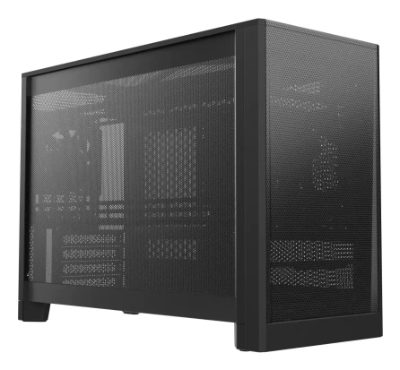 Case, MONTECH, micro ATX/Mini-ITX, Black, Mini Tower, PC, Ten, TEN(B)