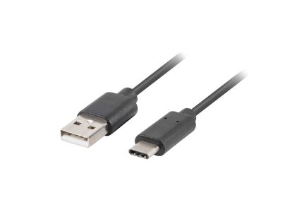 USB Type-C to USB Type-A 2.0 Cable, 0.5 m, CA-USBO-10CU-0005-BK, USB Type-C to USB Type-A