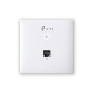 Omada AC1200 Wall-Plate Access Point, EAP230-Wall, 802.11ac, 300+867 Mbit/s, 10/100/1000 Mbit/s, Ethernet LAN (RJ-45) ports 2, MU-MiMO Yes