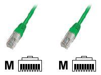 CAT 5e patch cable, U/UTP, 68338, Green RJ45 male (8P8C), RJ45 male (8P8C)