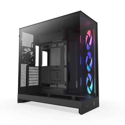 Case, NZXT, ATX/micro ATX/Mini-ITX/EATX, Black, Midi Tower, PC, CM-H92FB-R1