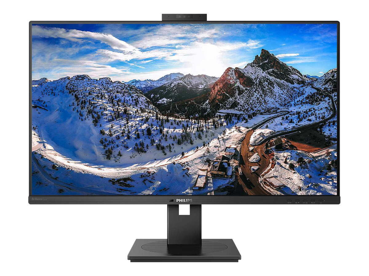 LCD monitor with USB-C Dock, 326P1H/00, 31.5 ", IPS, QHD, 16:9, 75 Hz, 4 ms, 2560 x 1440 pixels, 350 cd/m², HDMI ports quantity 2, Black