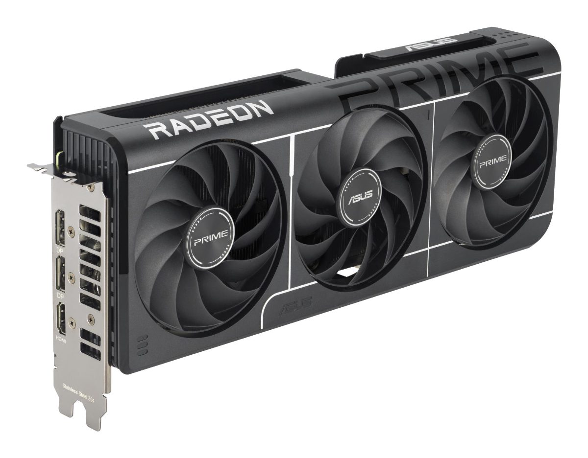 Asus PRIME-RX9060XT-O16G, AMD, 16 GB, Radeon RX 9060 XT, GDDR6, HDMI ports quantity 1, PCI Express 5.0