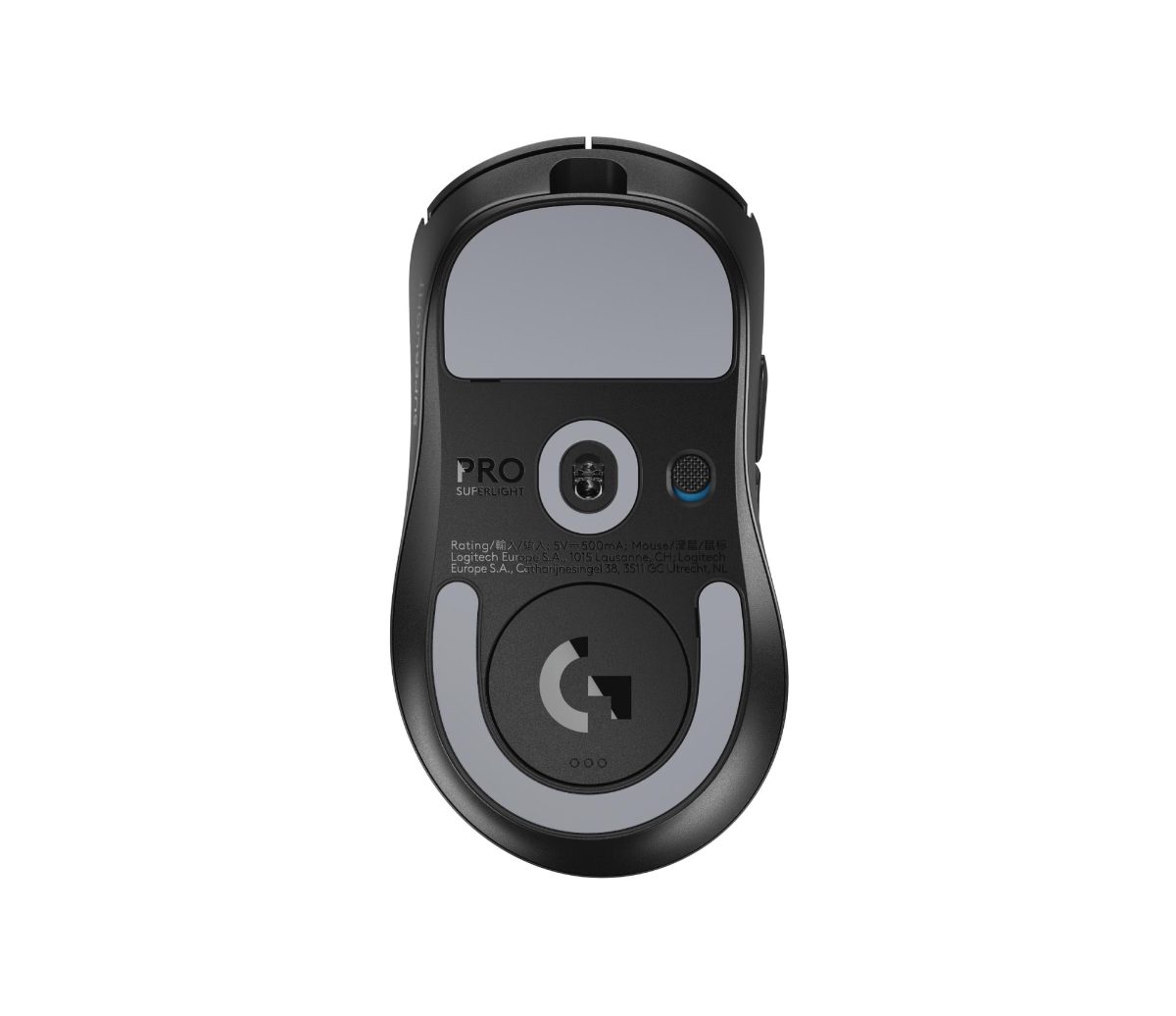 MOUSE USB WRL PRO X SUPERLIGHT/2DEX BLACK 910-007357 LOGITECH