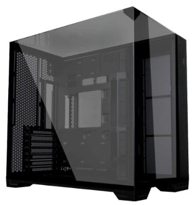 Case, LIAN LI, O11 VISION COMPACT, Tower, Case product features Transparent panel, ATX, EATX, MicroATX, MiniITX, Colour Black, G99.O11VPX.00