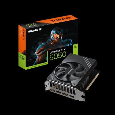 Gigabyte GeForce RTX 5050 D6 8G, NVIDIA, 8 GB, GeForce RTX 5050, GDDR6, HDMI ports quantity 2, PCI-E 5.0