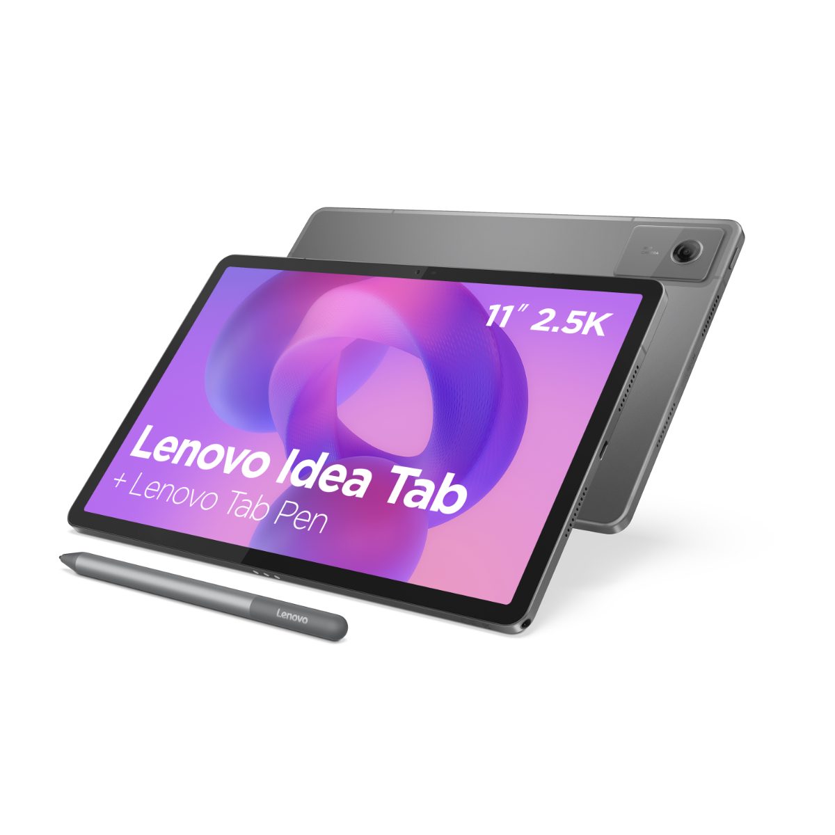 Lenovo Idea Tab Wi-Fi (w/o power adapter), ZAFR0405SE, 11 ", Luna Grey, IPS, 2560 x 1600 pixels, MediaTek, Dimensity 6300, 8 GB, Soldered LPDDR4x, 128 GB, Wi-Fi, Front camera, 5 MP, Rear camera, 8 MP, Bluetooth, 5.2, Android, 15 (OS upgrades until Android 17 and 4 years security patches), Warranty 24 month(s), Lenovo Tab Pen, USB-A to USB-C cable, Manual
