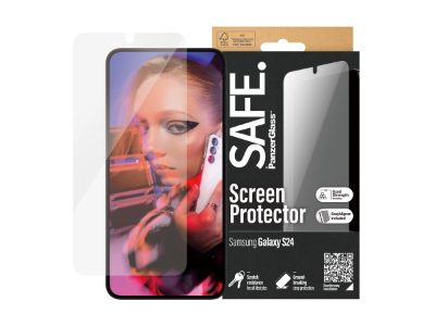 SAFE by PanzerGlass Screen Protector Samsung Galaxy S24, Ultra-Wide Fit w EasyAligner, PanzerGlass