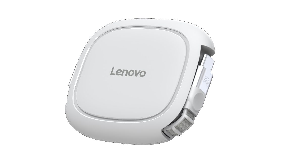 Lenovo Accessories 240W USB-C Retractable Cable (WH), Lenovo