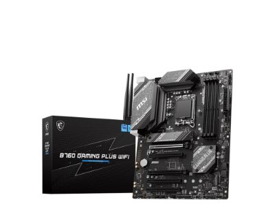 B760 GAMING PLUS WIFI, Processor family Intel, Processor socket  LGA1700, DDR5, Memory slots 4, Supported hard disk drive interfaces SATA, M.2, Number of SATA connectors 4, Chipset Intel B760, ATX