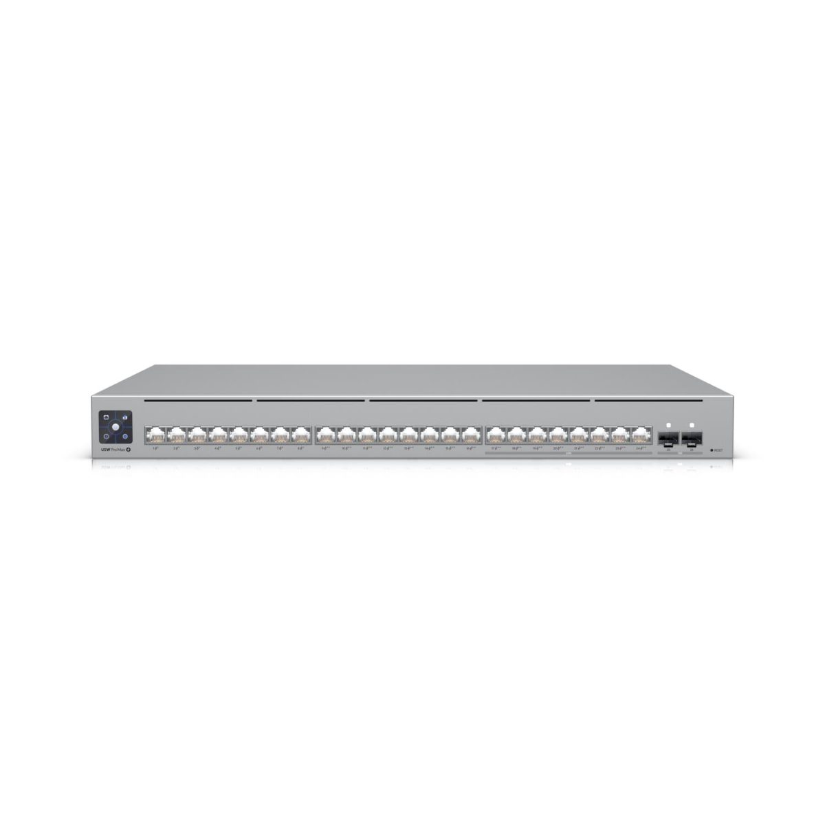Switch, USW-Pro-Max-24-PoE, Managed L3, Rackmountable, SFP+ ports quantity 2, Power over Ethernet (PoE) ports quantity 24, PoE+ ports quantity 8 + 16 PoE++, Power supply type AC/DC, internal, 450W