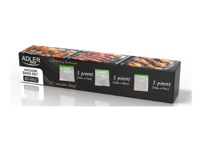 Adler AD 4514.2 Vacuum bags set, White, Adler