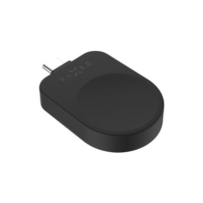 Fixed USB-C Charging Adapter for Samsung Galaxy Watch compatible with Powerstation Uni, Black