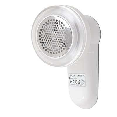 Lint remover, AD 9615, AA batteries, White