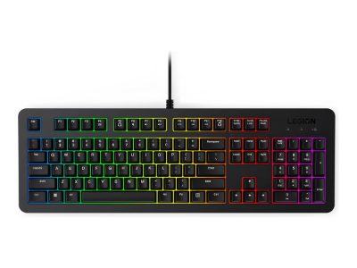 Lenovo Gaming Keyboard, Legion K310 RGB, Keyboard, Wired, US English, Membrane, Black