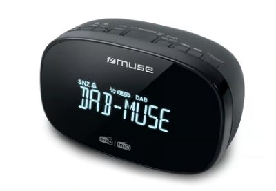 DAB+/FM Dual Alarm Clock Radio, M-150 CDB, Alarm function, AUX in, Black