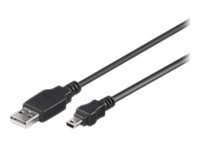 Goobay 50767 USB 2.0 Hi-Speed cable, black, 1.8 m, Goobay, USB-A to mini-USB