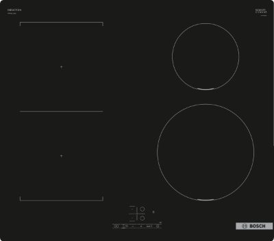 Hob, PWP611BB5E, Induction, Number of burners/cooking zones 4, Touch, Timer, Black