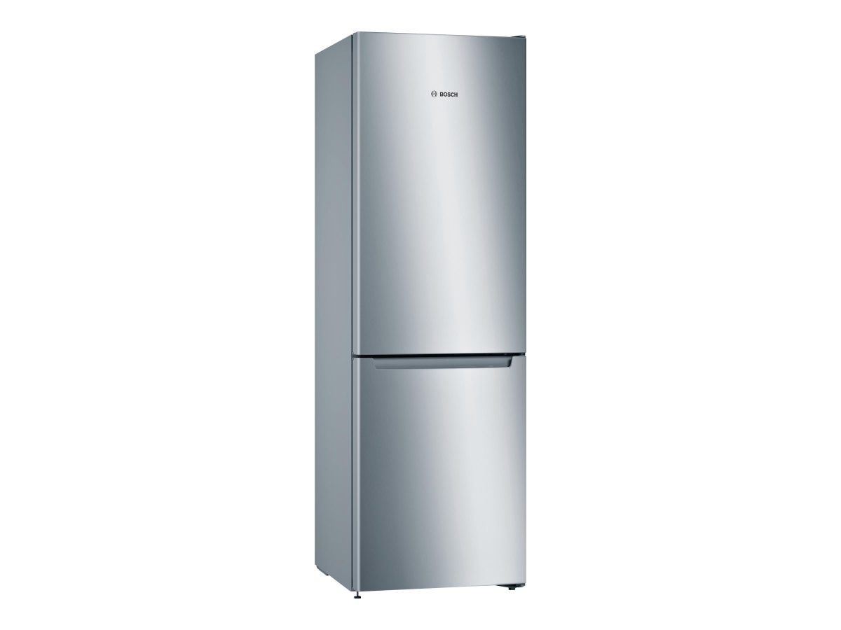 Serie 2 Refrigerator, KGN33NLEB, Energy efficiency class E, Free standing, Combi, Height 176 cm, No Frost system, Fridge net capacity 193 L, Freezer net capacity 89 L, 42 dB, Stainless steel