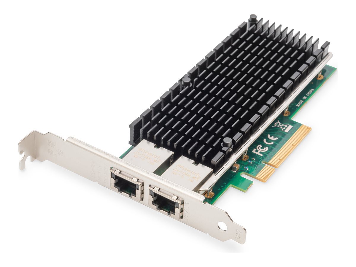 10Gbps Dual Port Ethernet Server adapter PCIe X8, Intel X540 BT2, DN-10163