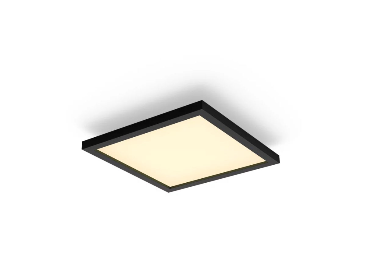 Philips Hue Aurelle square panel light, Black, 2200-6500 Hue White Ambiance