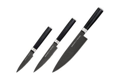 SAMURA 3 virtuves nažu komplekts, MO-V, Stonewash